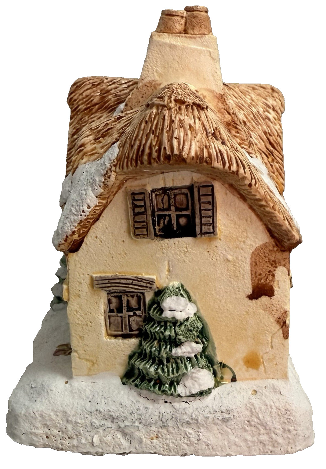 VTG 1988 A Dickens Christmas Collection Cratchit Home Hand Painted By RSVP Int