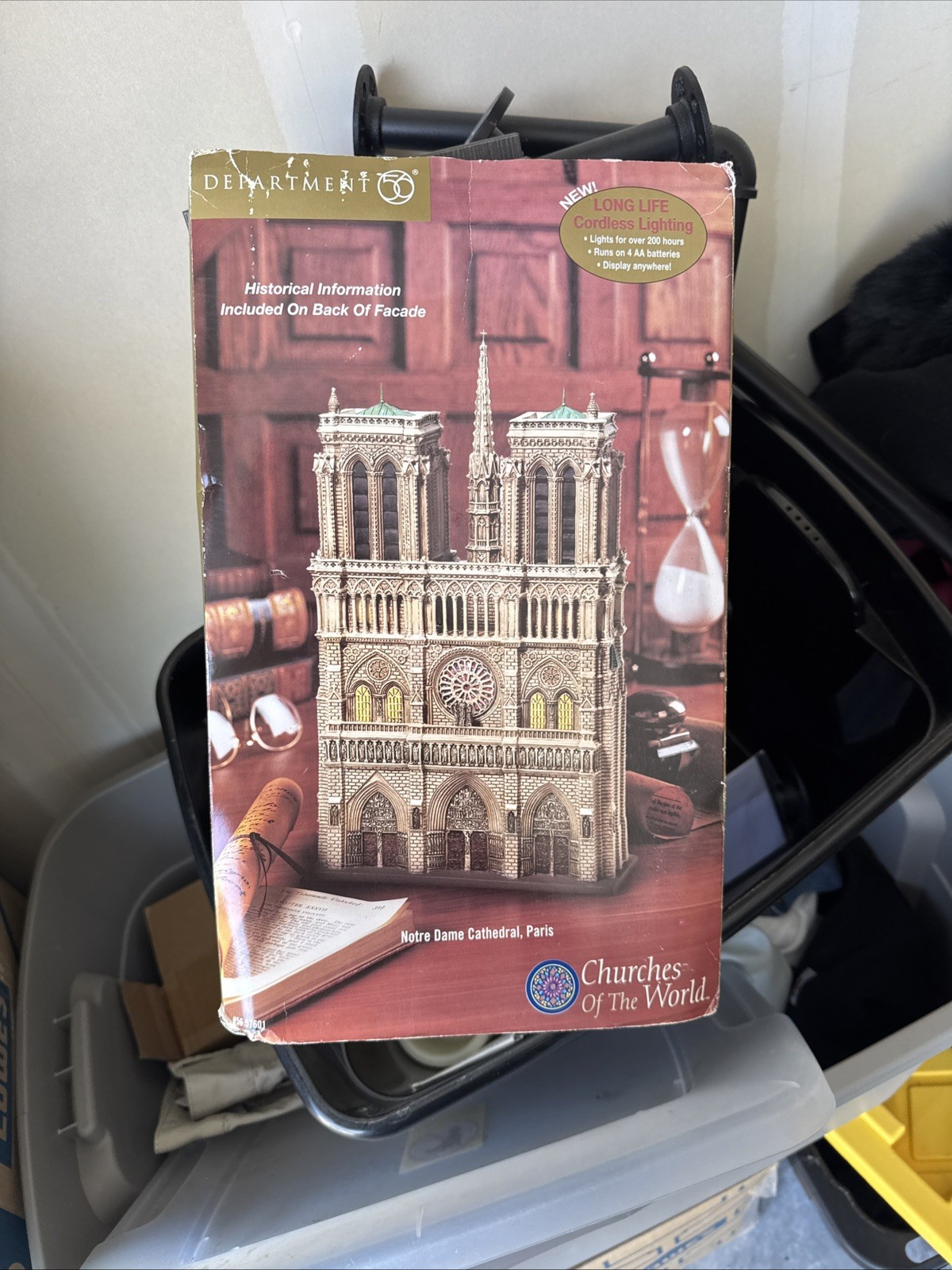 Dept 56 Notre Dame Cathedral PARIS – Churches Of The World – Original Packaging