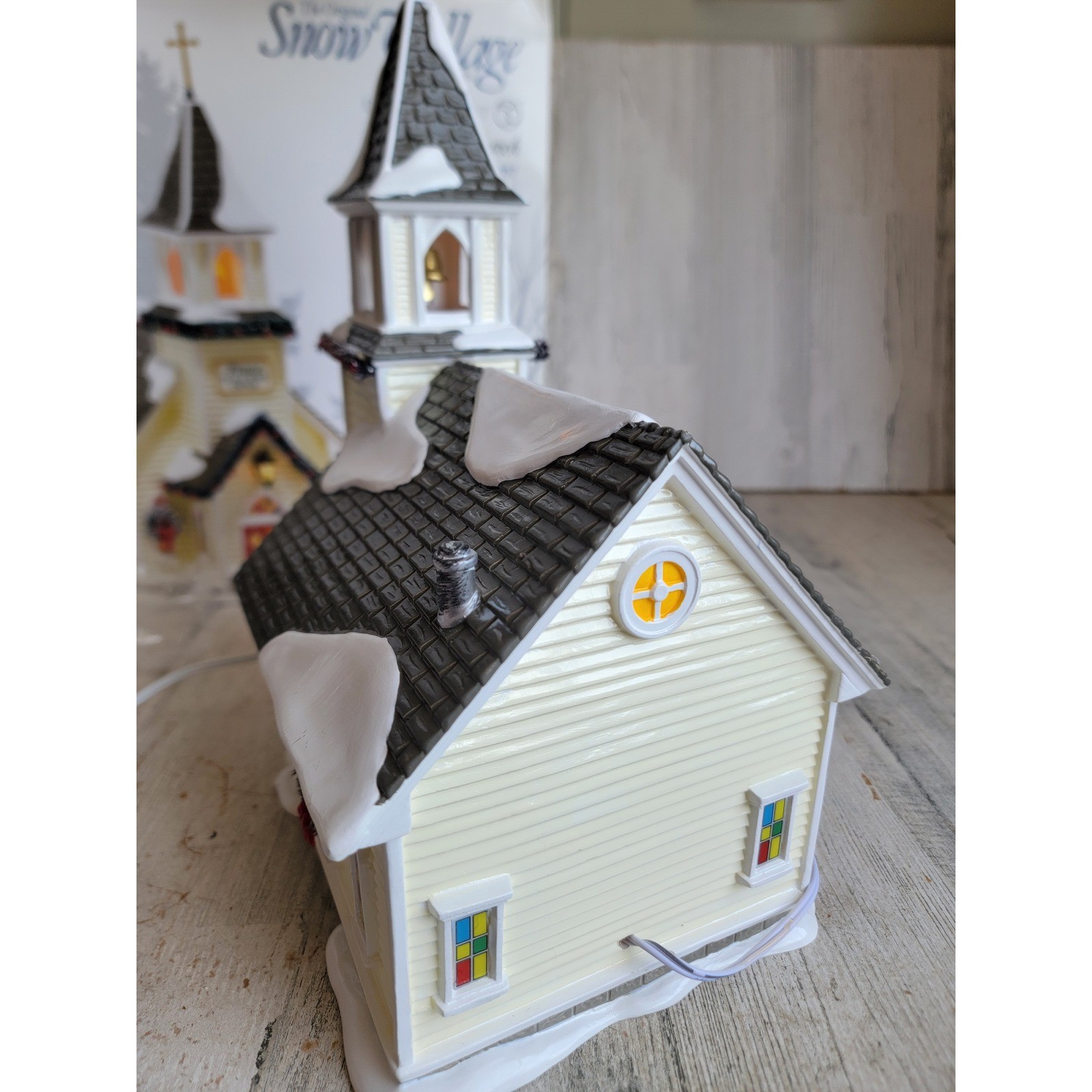Dept 56 4044857 holy family Church Xmas Village accessory vintage home