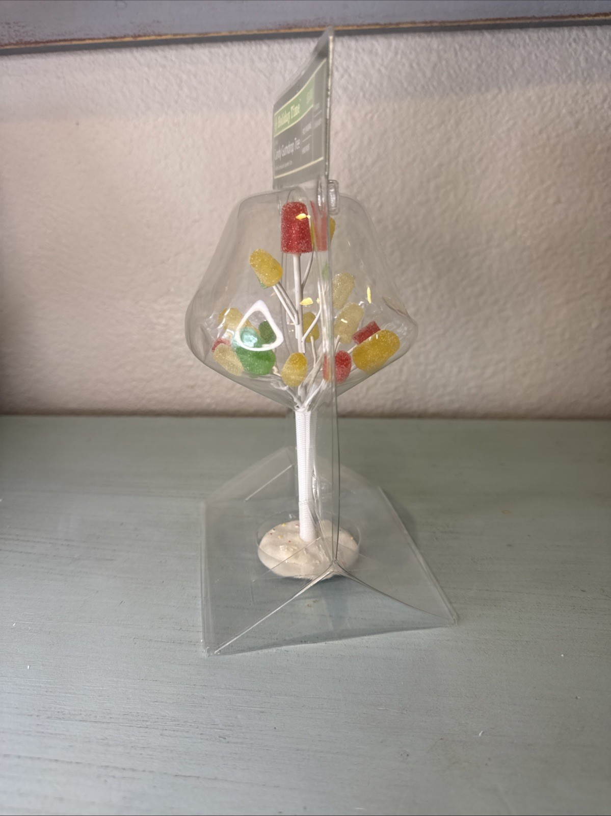 Holiday Time Candy Gumdrop Tree 6.5” Christmas Village Decor 74476 w Packaging