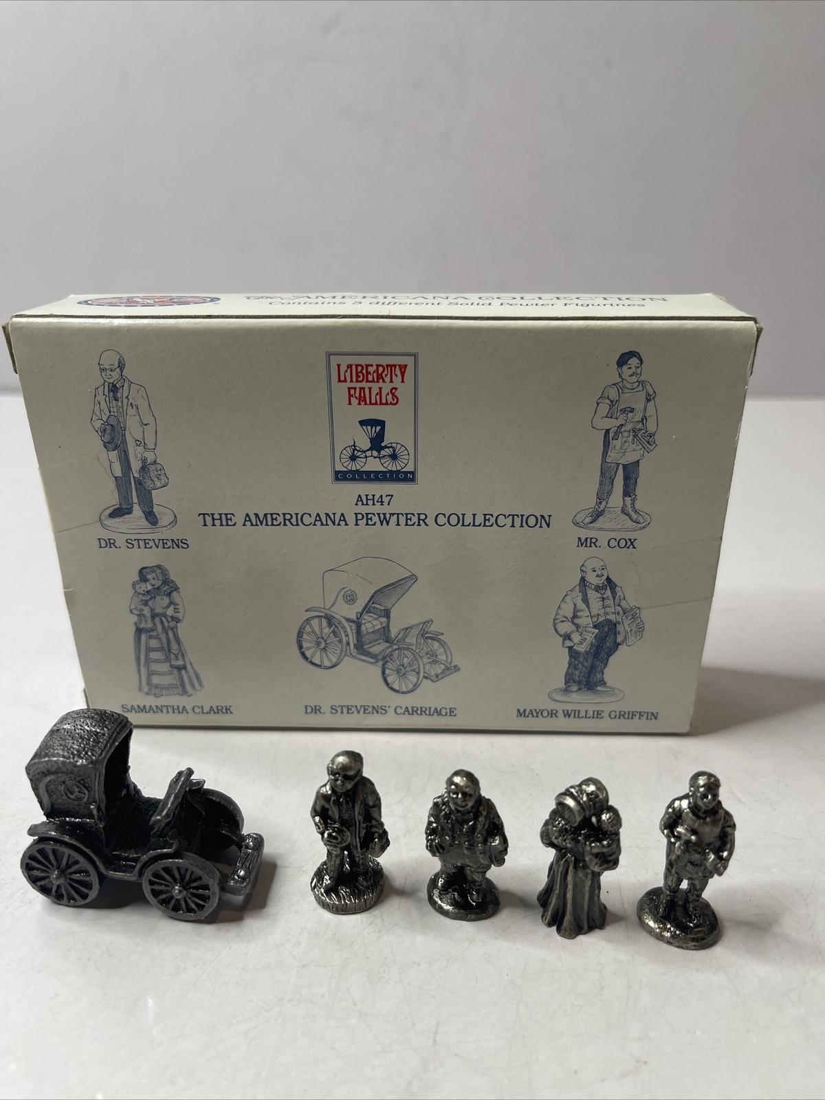 1994 Liberty Falls AH47 Pewter Figurines Collection – Original Box