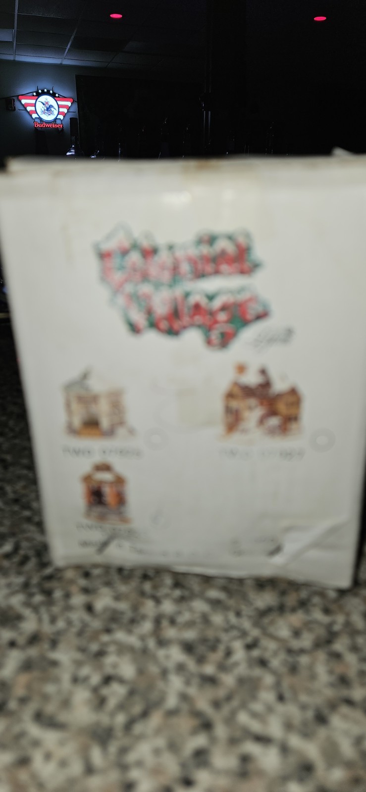 Lefton Colonial Village Wishing Well 1990 #07926 NEW OLD STOCK OPEN BOX