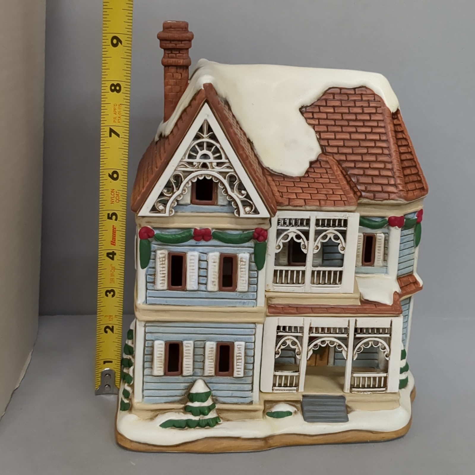 Lefton SPRINGFIELD HOUSE Colonial Christmas Village 00989 Holiday 1996