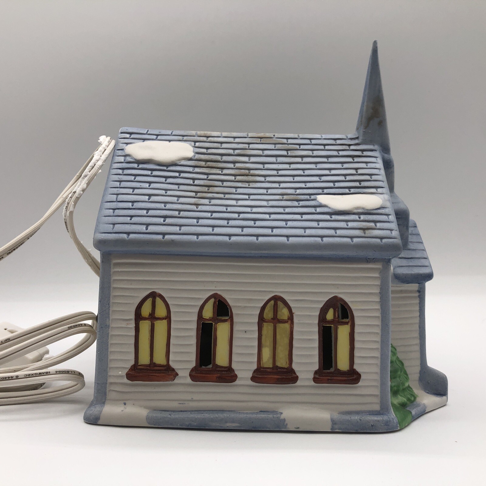 Americana Porcelain Collect Vintage Saint Paul’s Church Hand Painted Illuminated