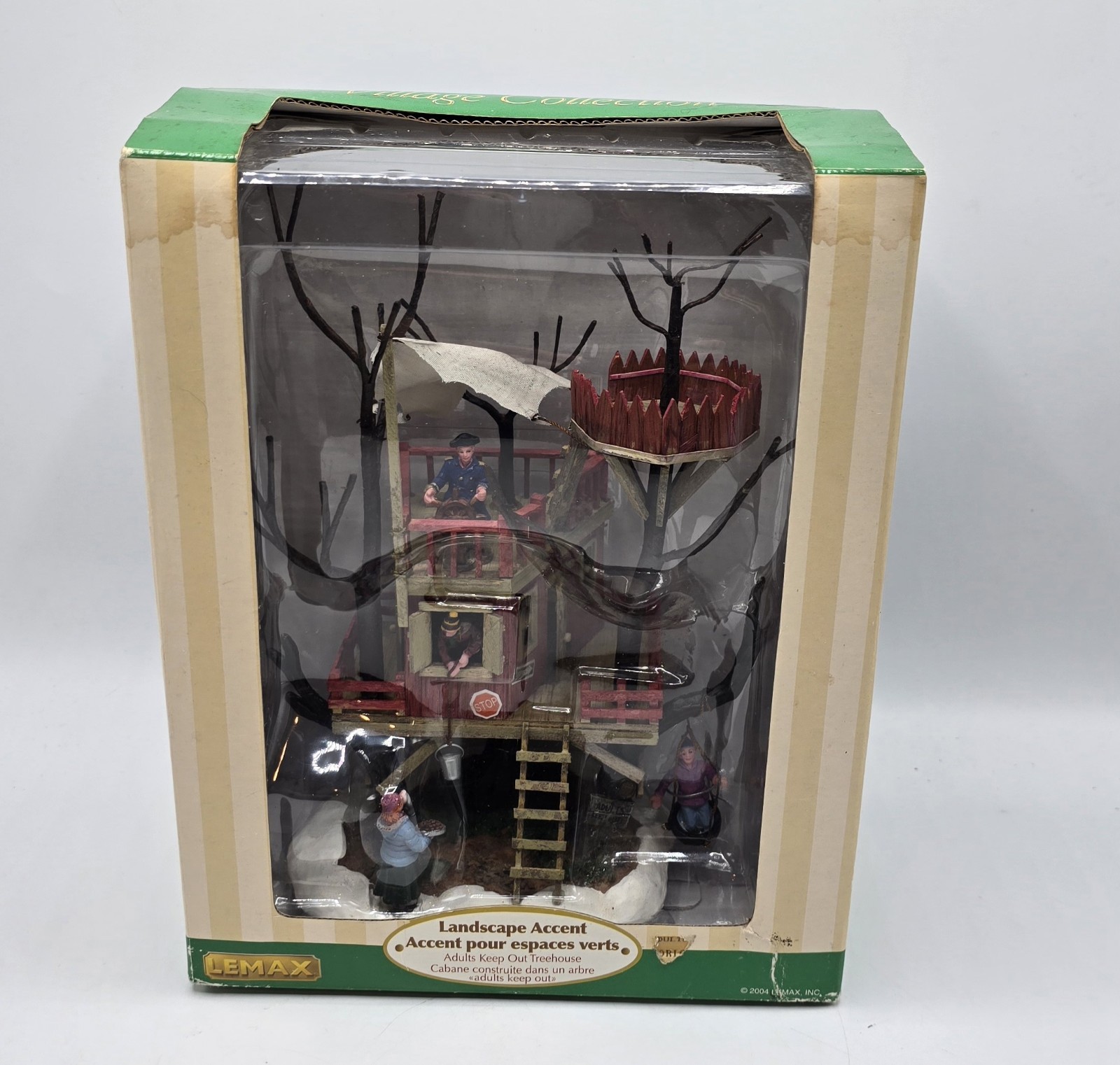 Lemax-Landscape Accent Keep Out Treehouse-2004 NEW in BOX