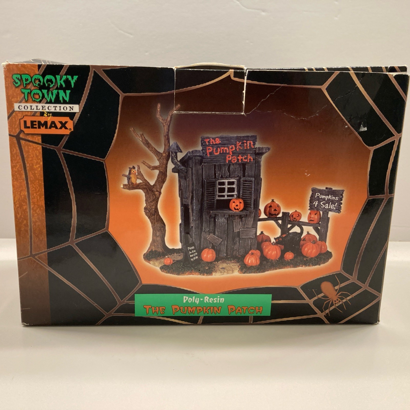 Retired LEMAX Spooky Town Halloween The Pumpkin Patch, With Extra Figures