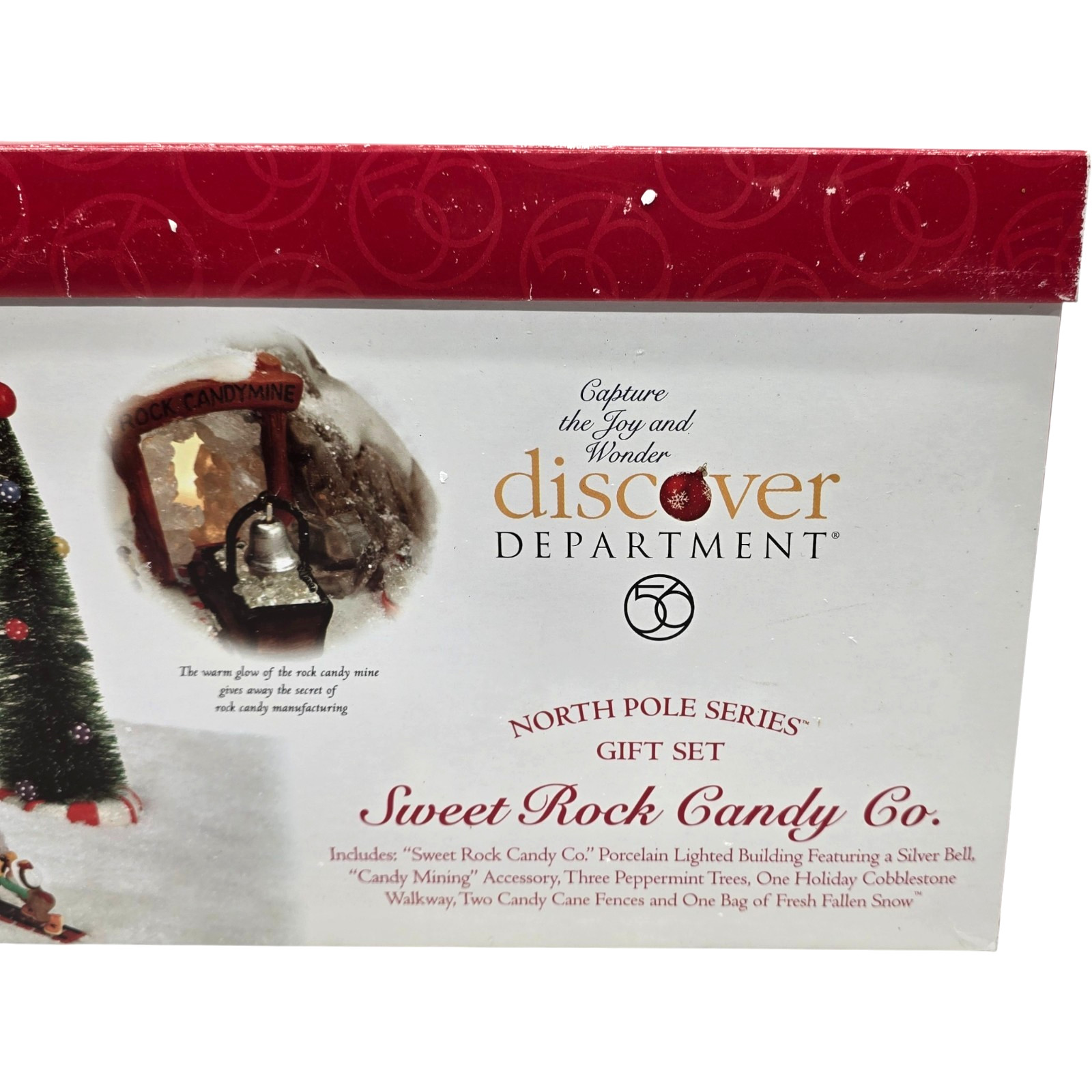 Department 56 North Pole Series Gift Set #56725 Sweet Rock Candy Co. Village