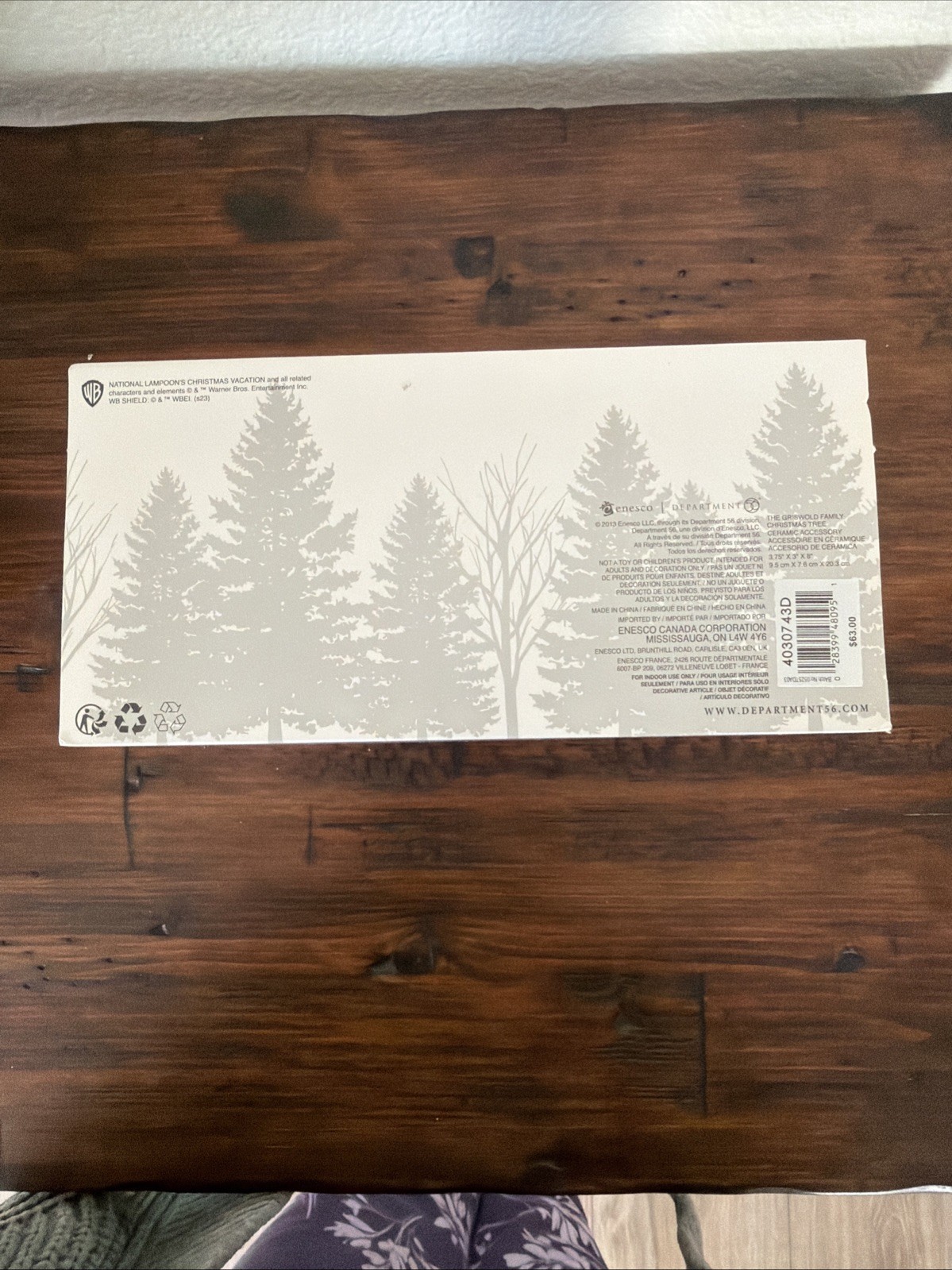 NIB DEPARTMENT 56 THE GRISWOLD FAMILY TREE CHRISTMAS VACATION LAMPOONS NIB