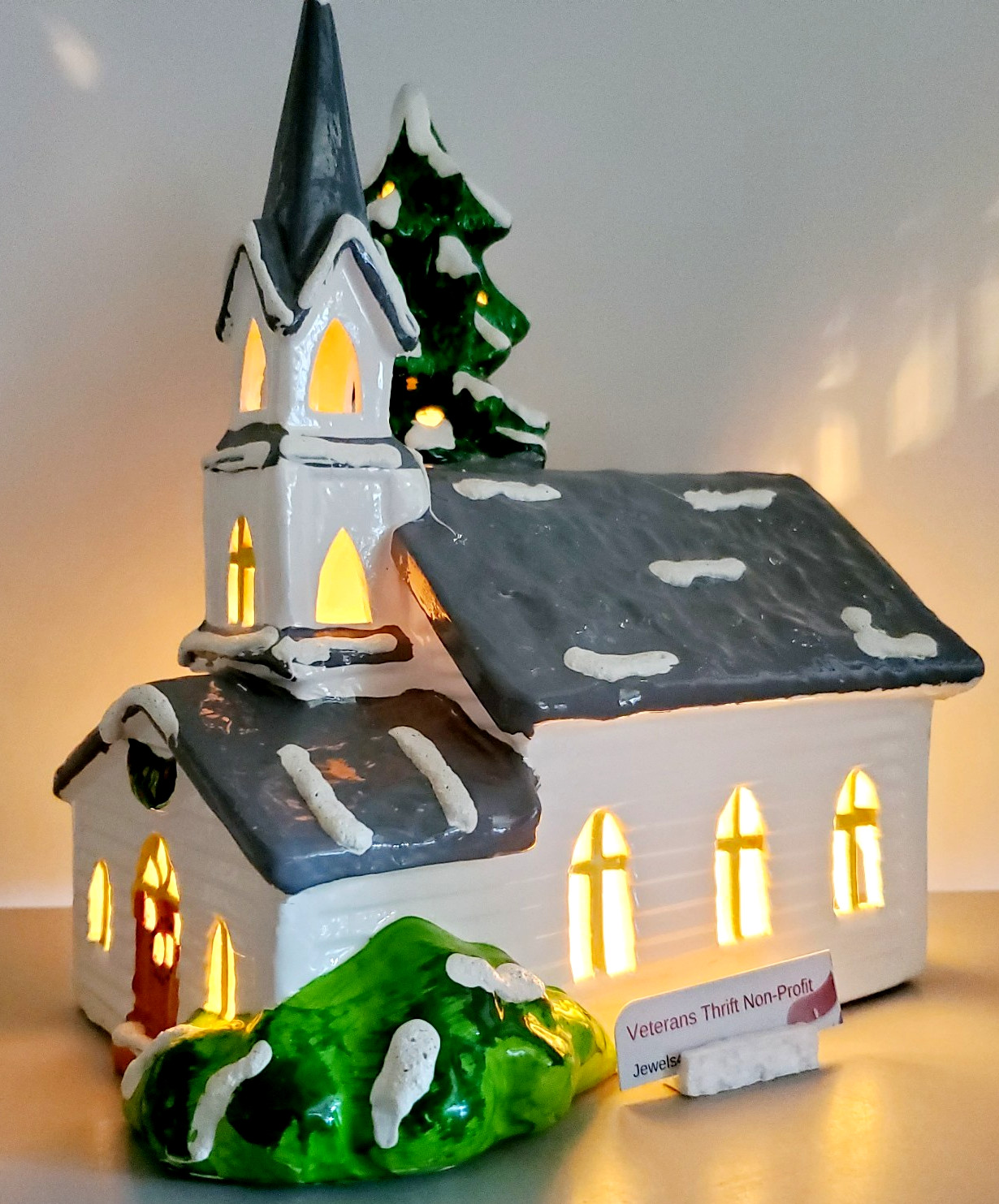 VTG 1983 Dept 56 Snow House/Snow Village #5058-3 Countryside Church Box & Cord💖
