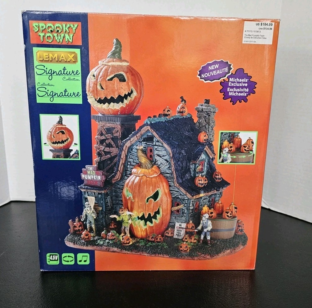 Lemax Halloween Spooky Town: The Mad Pumpkin Patch 2017 Tested