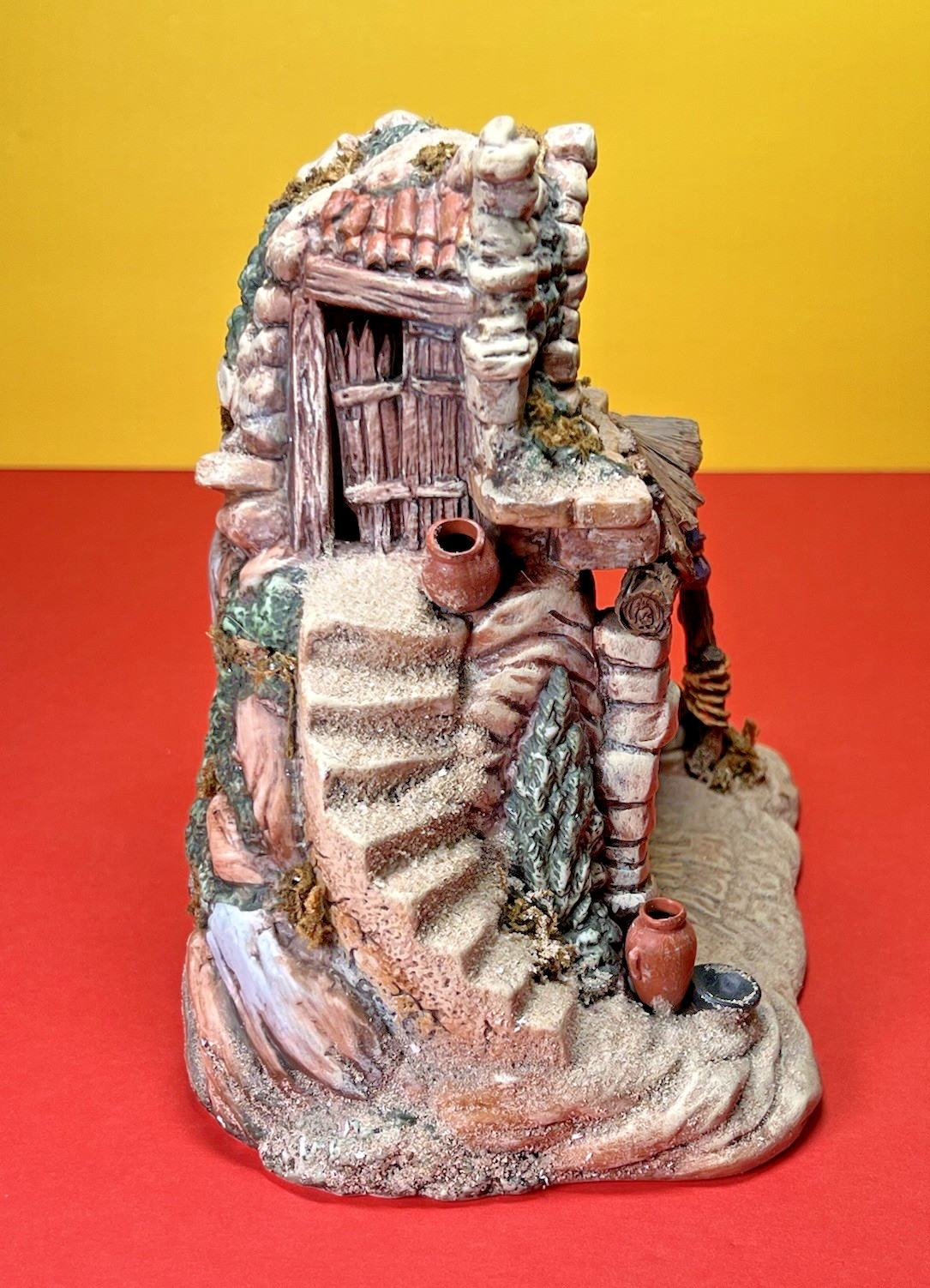 Dept 56 Little Town Of Bethlehem Nativity Holy Family in Stable Missing Light