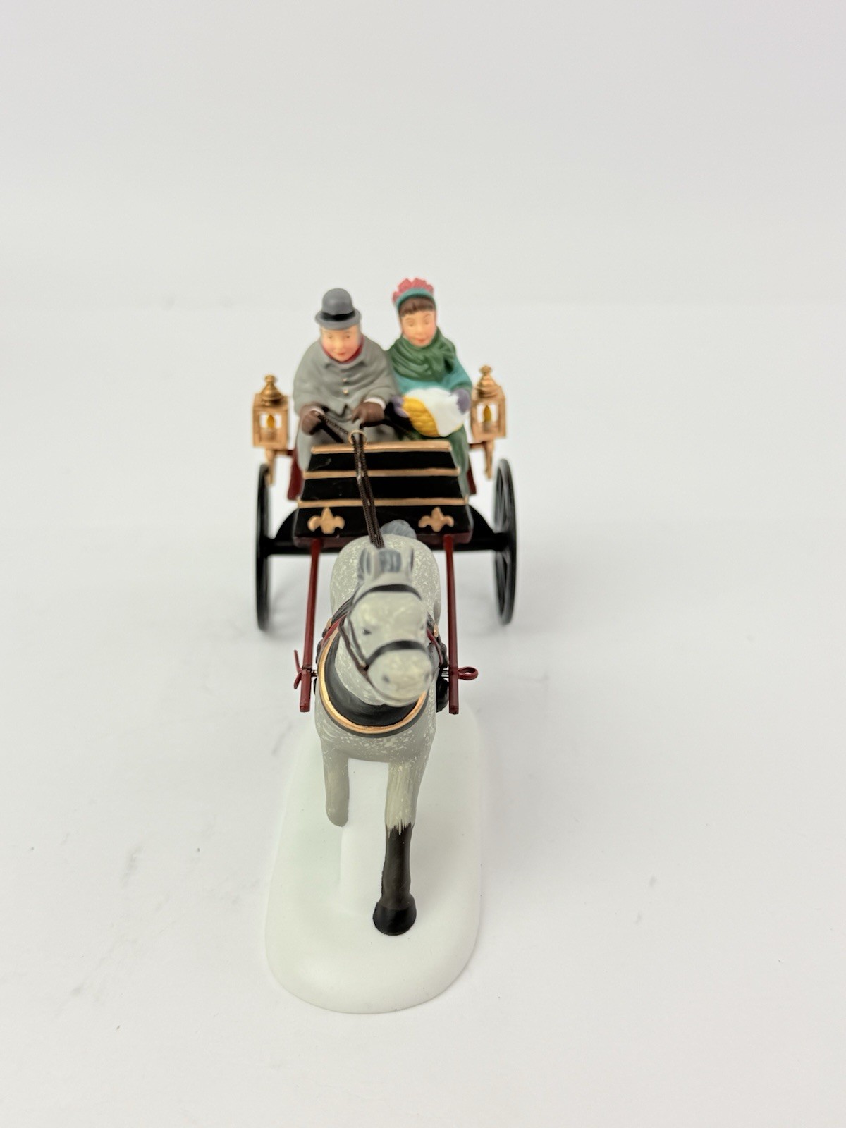Dept 56 The Heritage Village “Red Christmas Sulky” 58401 Dickens Village Series
