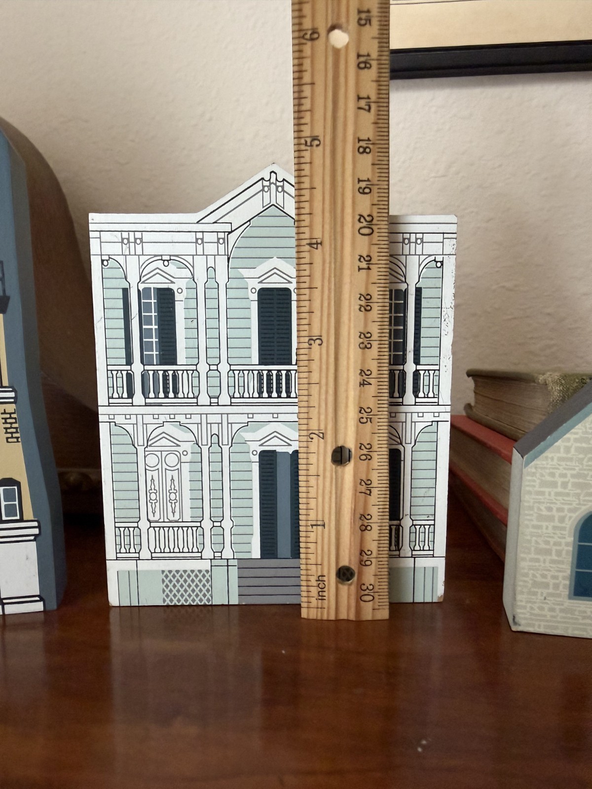 Vintage Lot Of 3 The Cat’s Meow Wood Pieces Signed Faline 1994-1998 Lighthouse