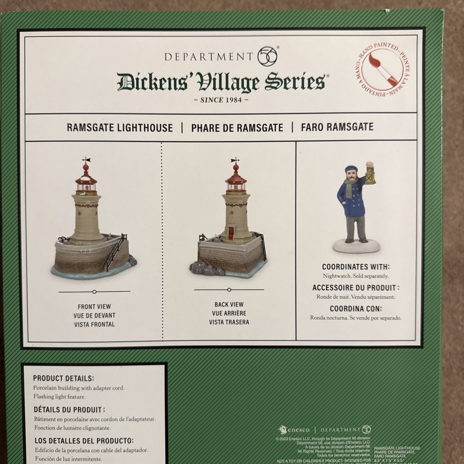 Dept 56 RAMSGATE LIGHTHOUSE Dickens Village 6011396 BRAND NEW 2023
