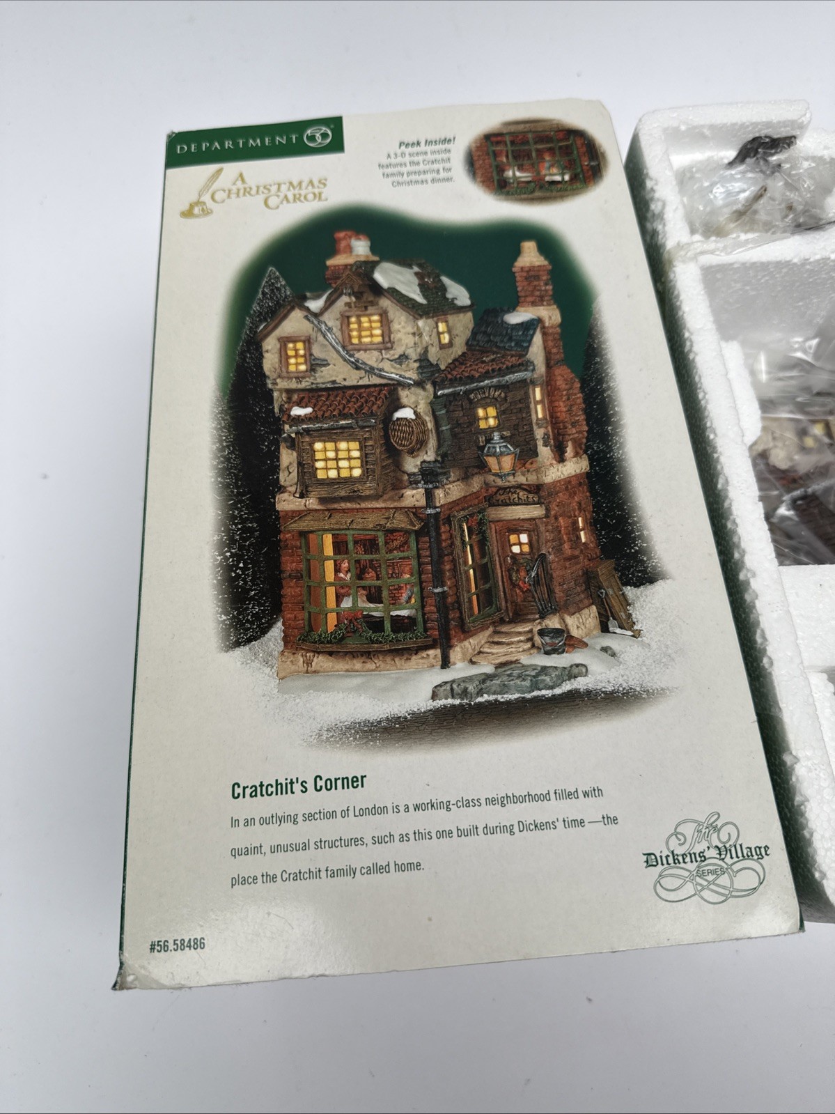 Department 56 Cratchit’s Corner A Christmas Carol Dickens’ Village Series #58486