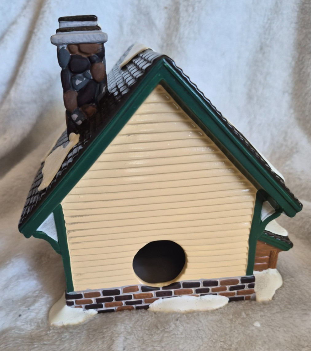 Vtg Dept 56 Snow Village Fisherman’s Nook Trout Cabin #2 Christmas Village House