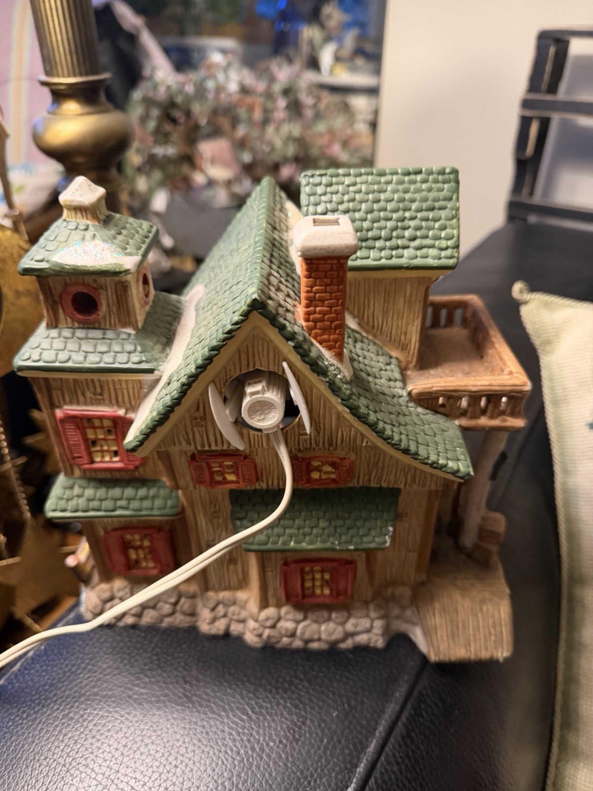 VTG Christmas Village ’04 Jonah’s Boat Recovery Collectible Coastal Lake