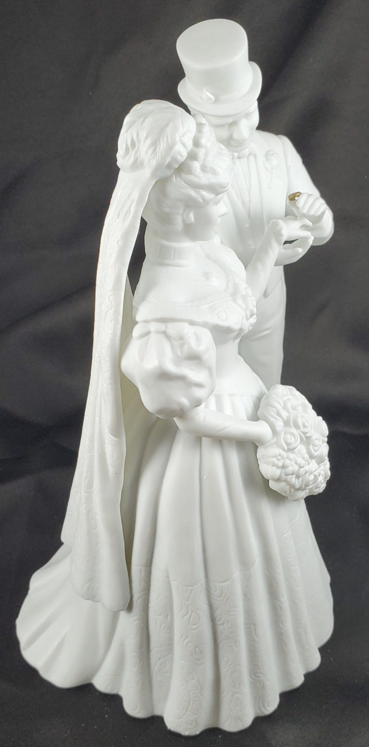 Dept 56 Silhouette Treasures “To Have & To Hold” Bride & Groom Figurine #78600