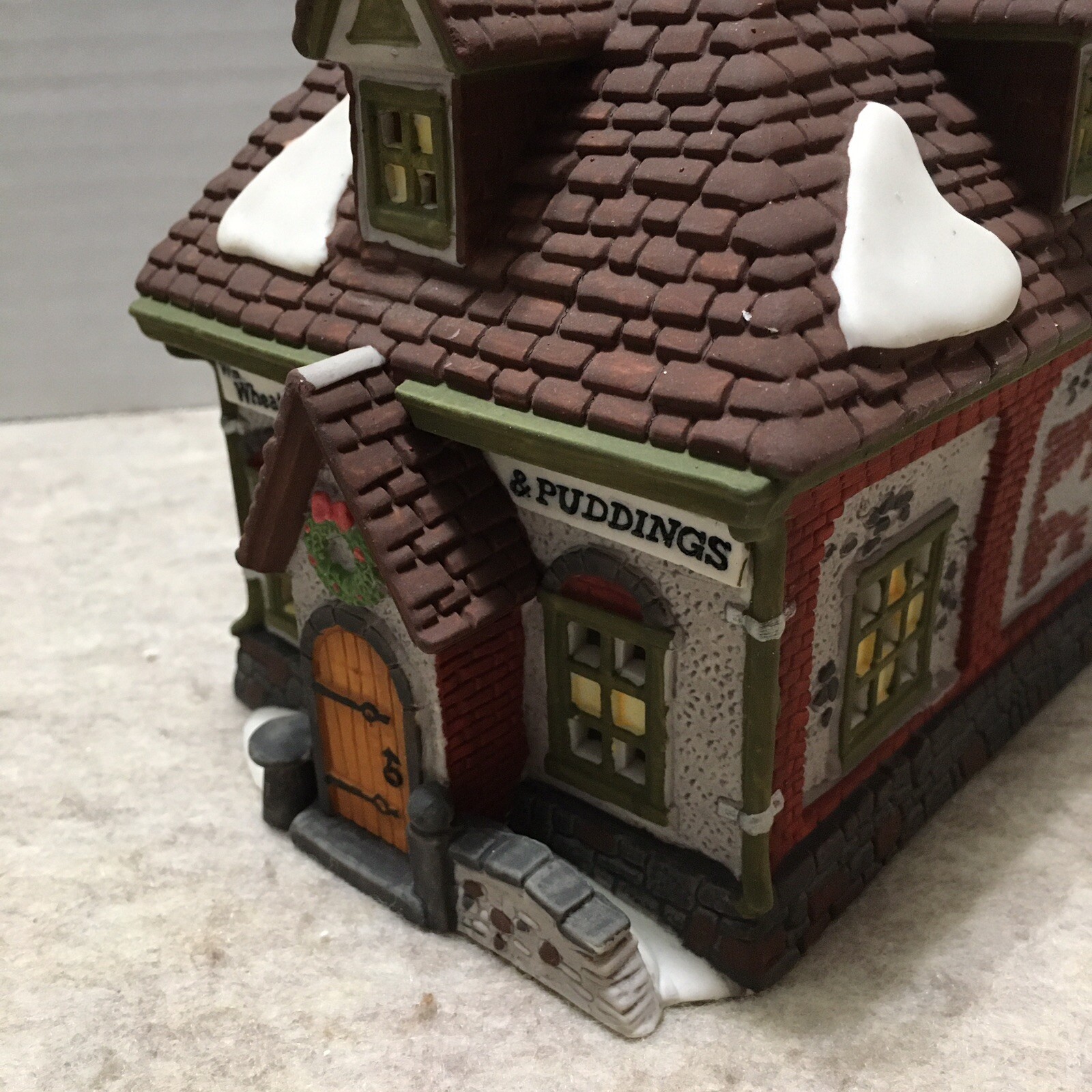 Dept 56 Dickens Village “Retired 1993” WM. Wheat Cakes & Puddings #5808-4