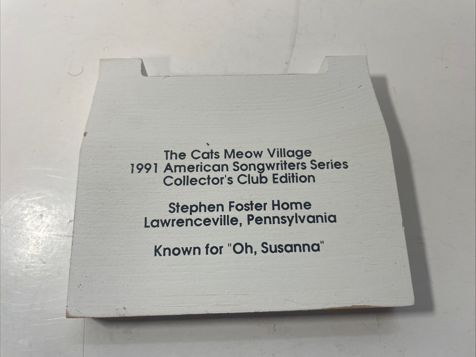 Lot 9 Cats Meow Wooden Village Pieces Collectors Club Edition Series Convention