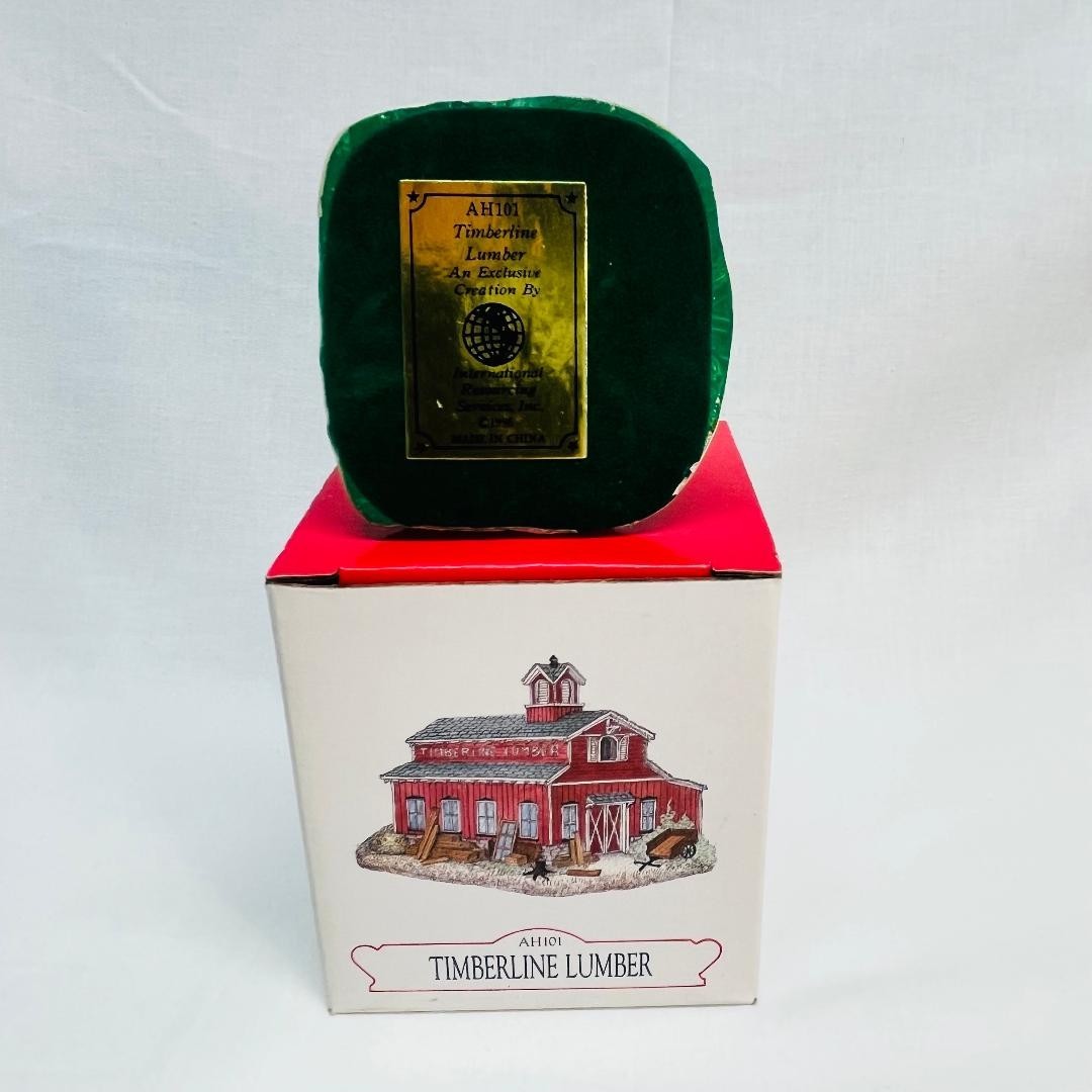 VTG 1996 Liberty Falls Timberline Lumber #AH101 Fall Accessory 2.5″ Wx2.5″ Lx3″H