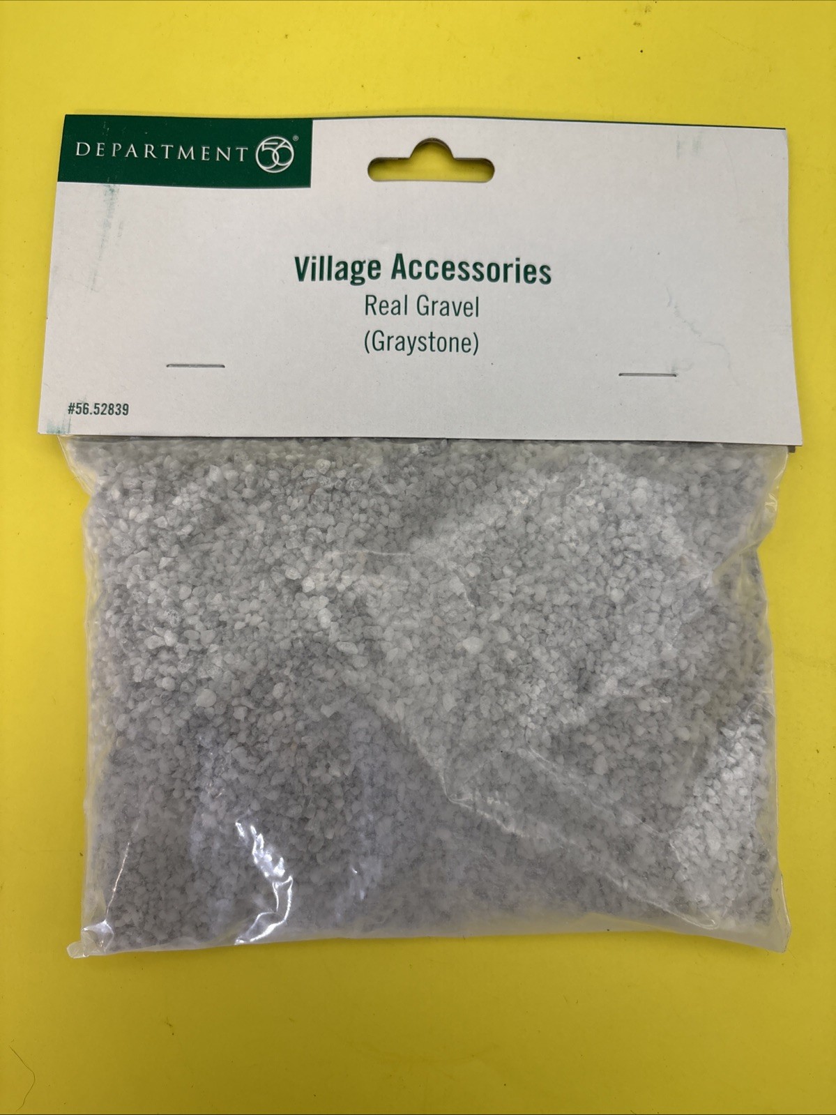 Lot of 12 Department 56 Village Accessories Real Gravel Rocks 3 Types 4 each NEW