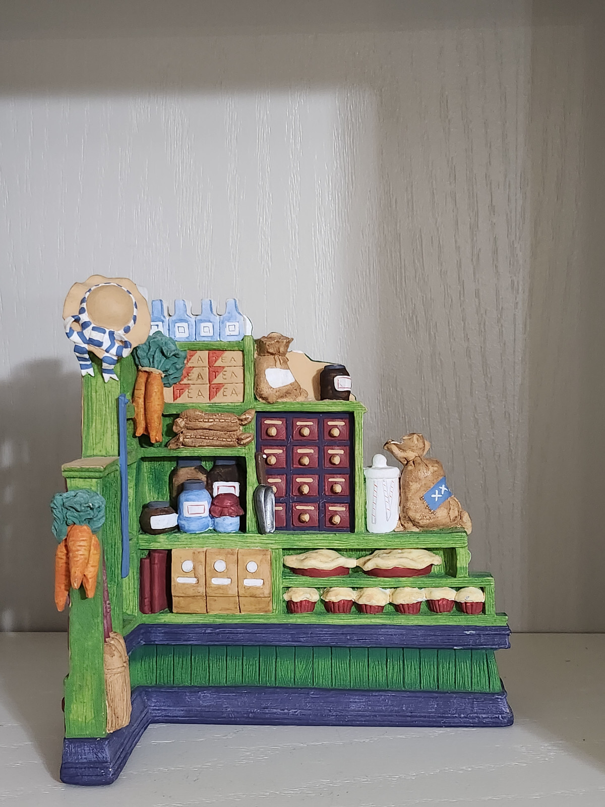 Department 56 General Store Lot, Bunny Rabbit Storefront and General Store. Two