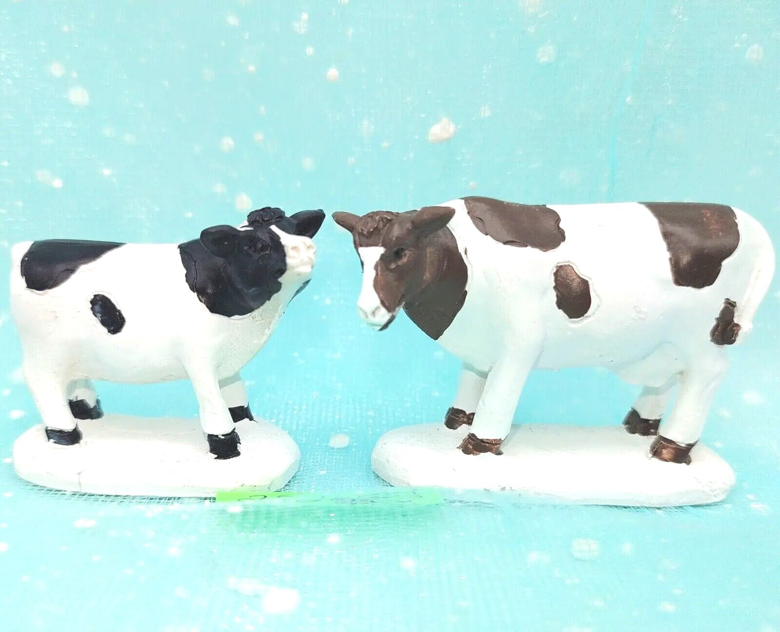 Cow Cattle Calf Farm Christmas Village Accessories LOOSE INV282