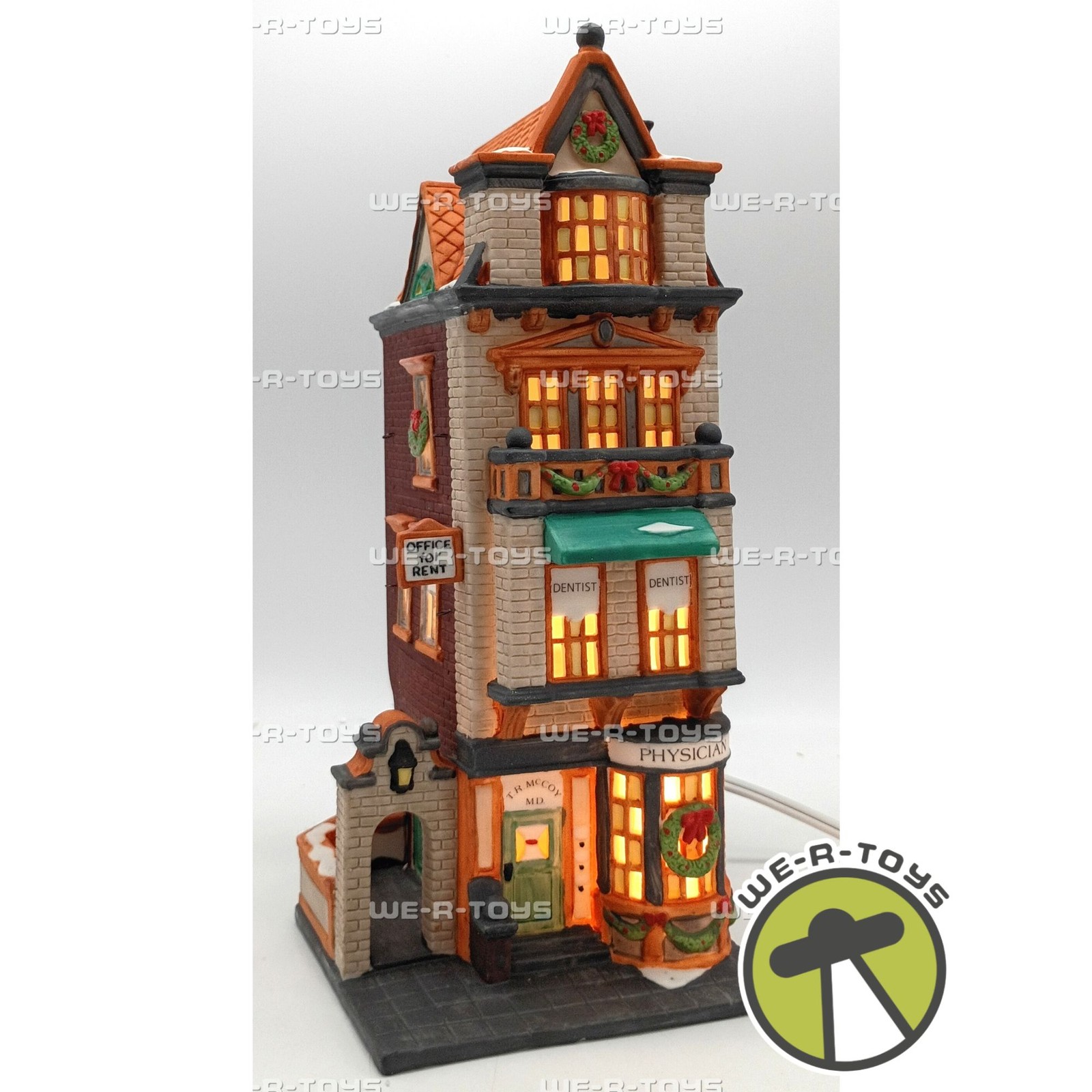 Department 56 The Doctors Office Christmas In The City Lighted Building #5544-1