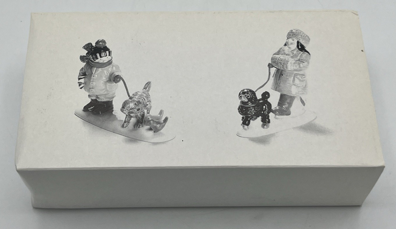 Dept 56 The Original Snow Village Pets On Parade #5472-0 Set of 2