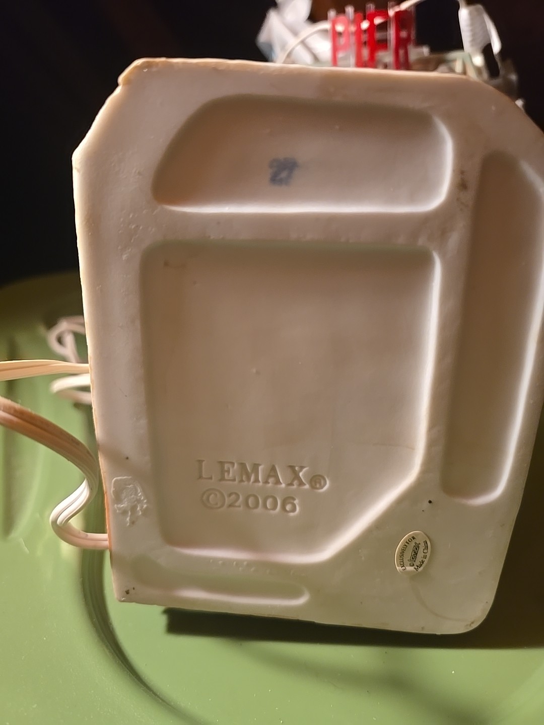 Lemax Plymouth Corners Pinnacle Pete’s Pool Hall Porcelain Lighted Building NICE