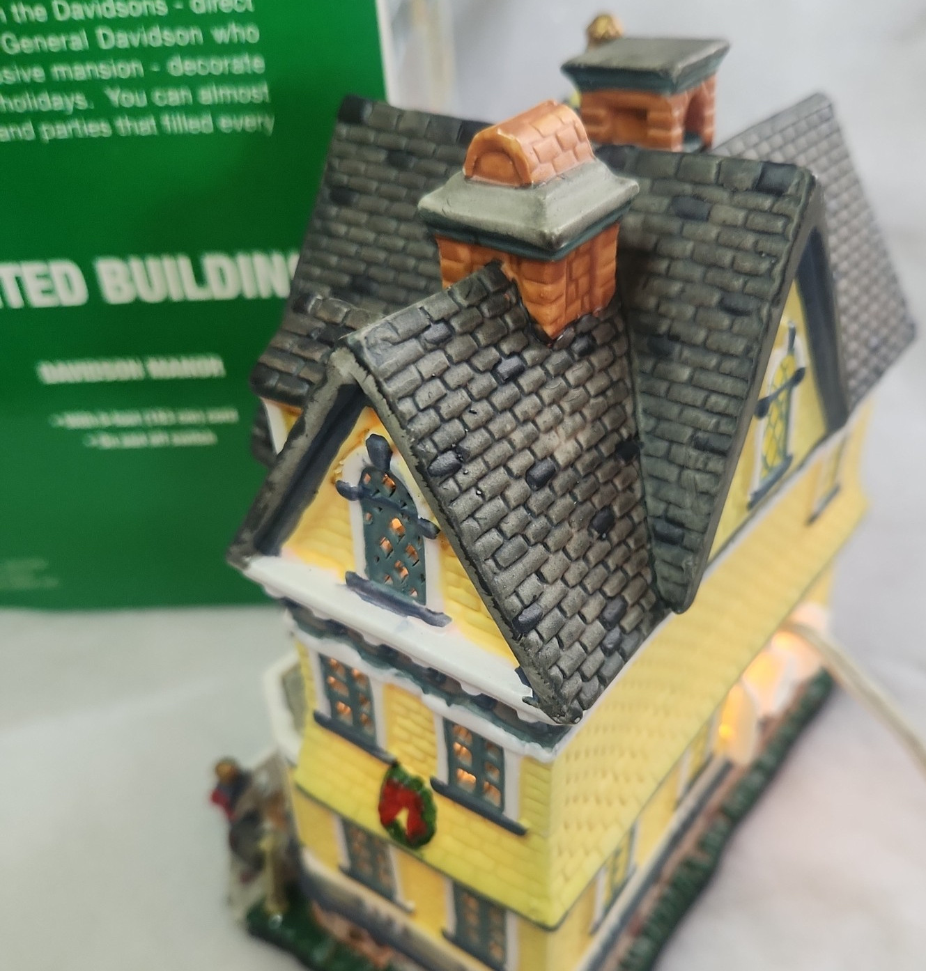 Lemax Coventry Cove “Davidson Manor” Victorian Christmas Village NIB w/cord