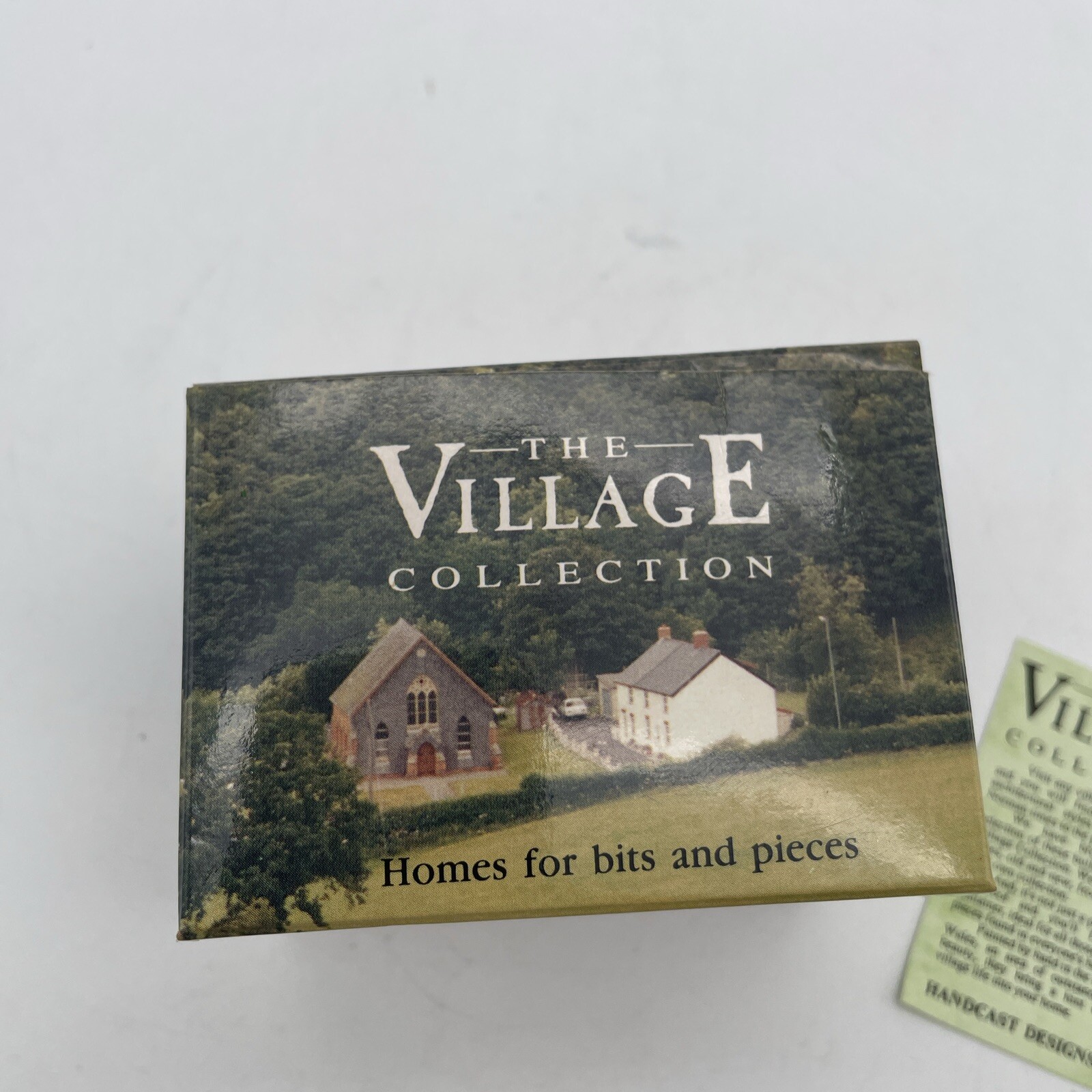 The Village Collection Trinket Box Miners Cottage W/ Removable Roof Lid