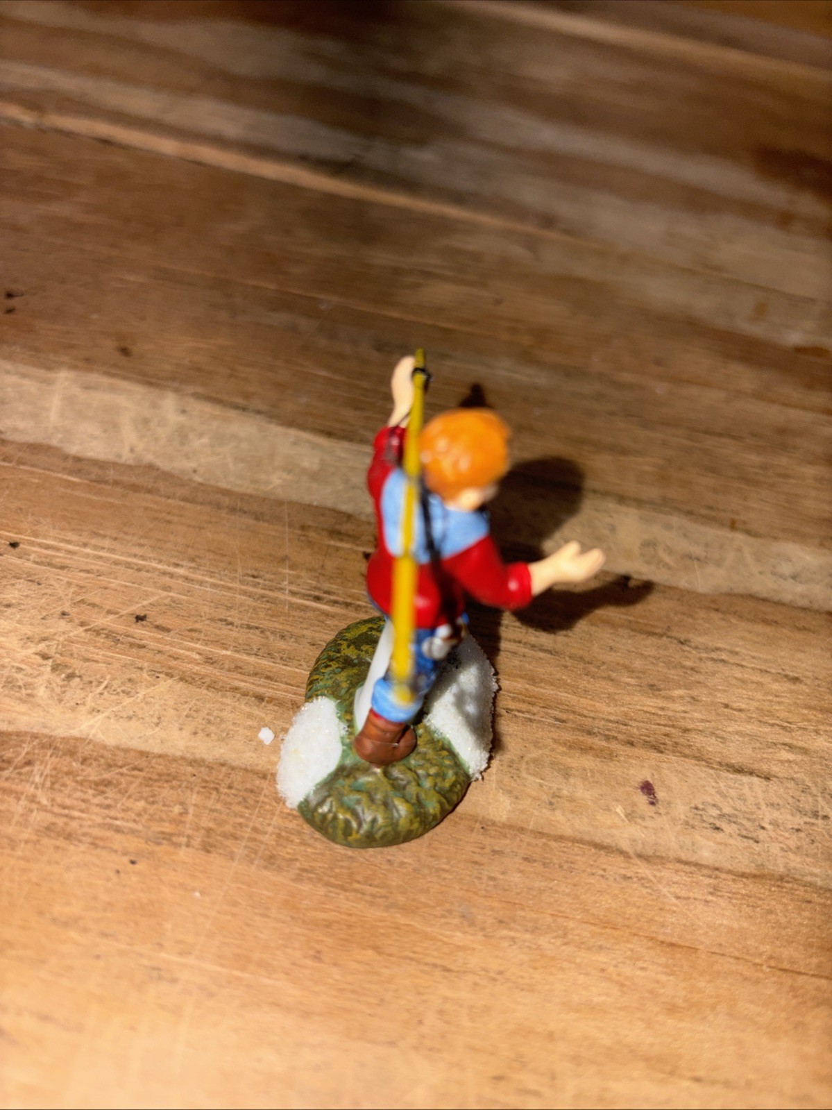 DEPT 56 Village Accessory Simple Traditions PINE ISLES 2004 Fishing Buddies