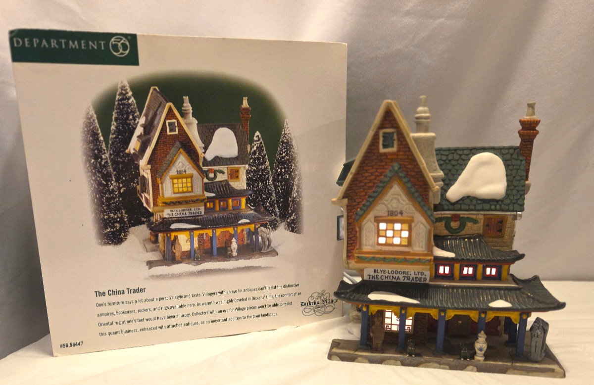 Dept 56 Dickens’ Village Series 5844-7 The China Trader 1999