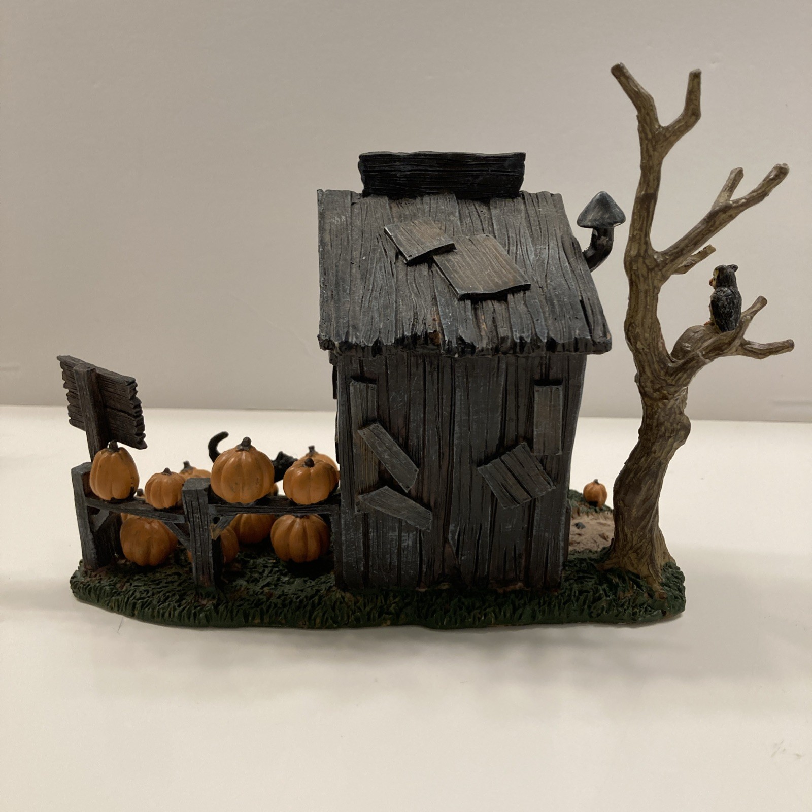 Retired LEMAX Spooky Town Halloween The Pumpkin Patch, With Extra Figures