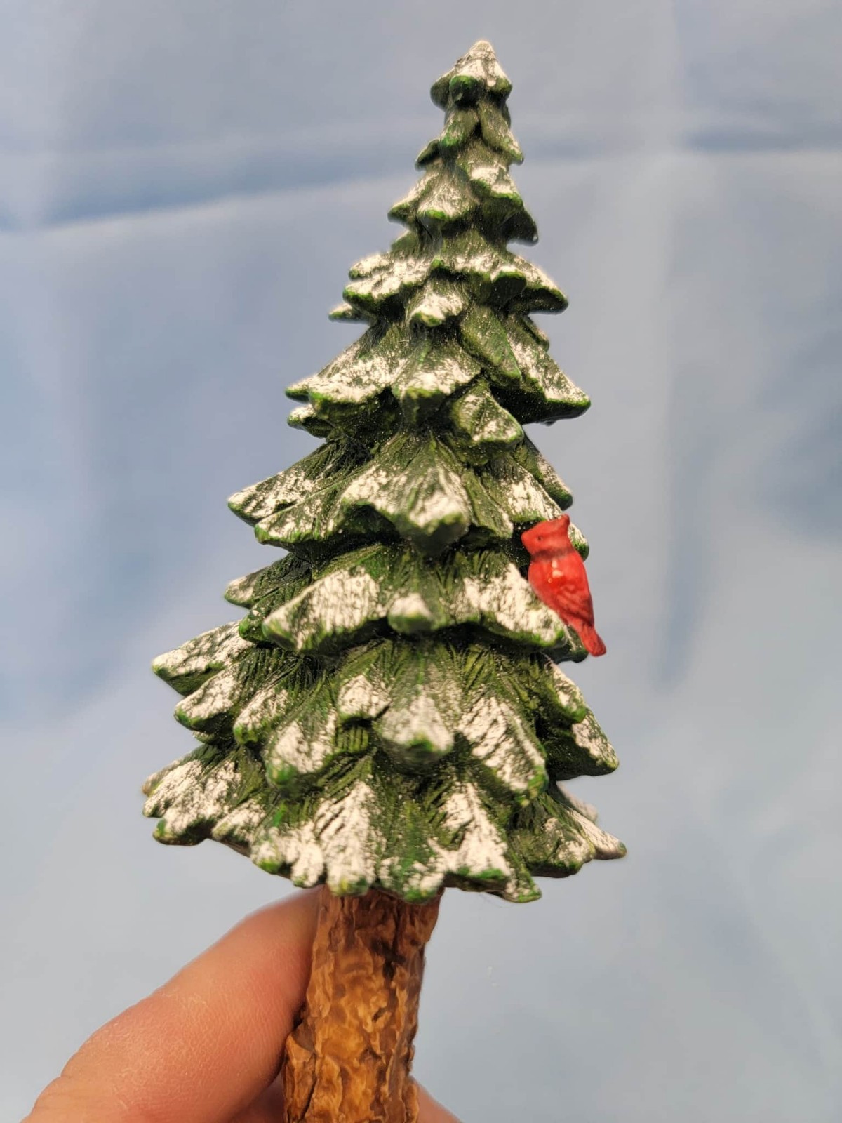 Department 56 Village Towering Pines Set of 2 – 7–8” Tall – Cardinals – With Box