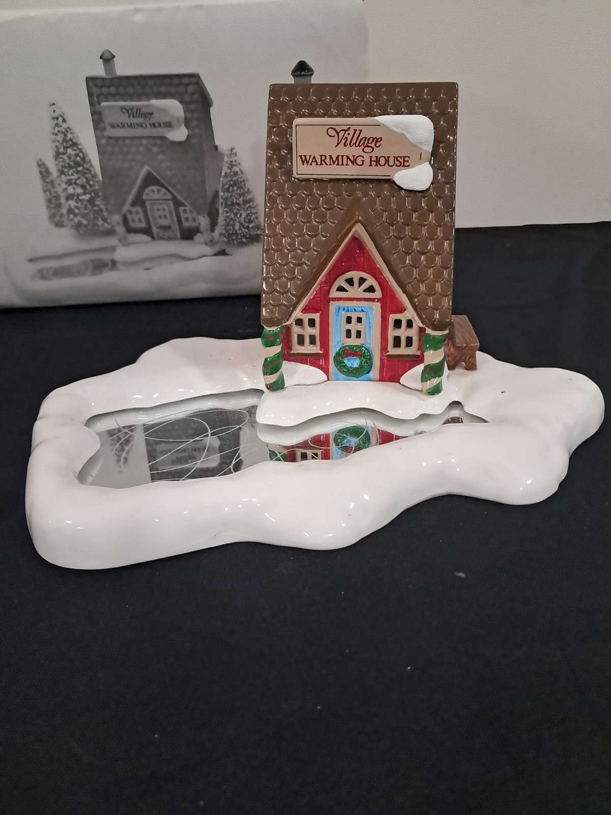 Department 56 Snow Village Warming House with Original Box NO Light 5145-4