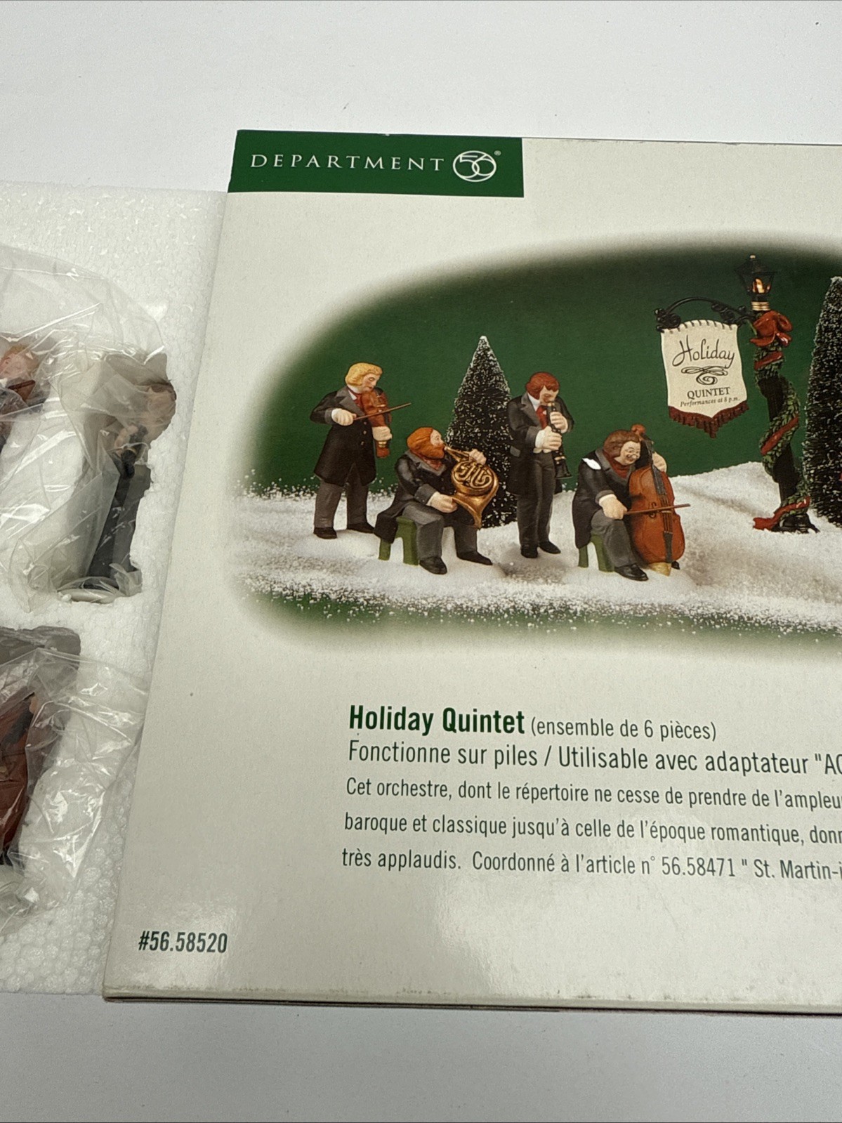 Department Dept 56 Dickens Village Holiday Quintet Set of 6 58520
