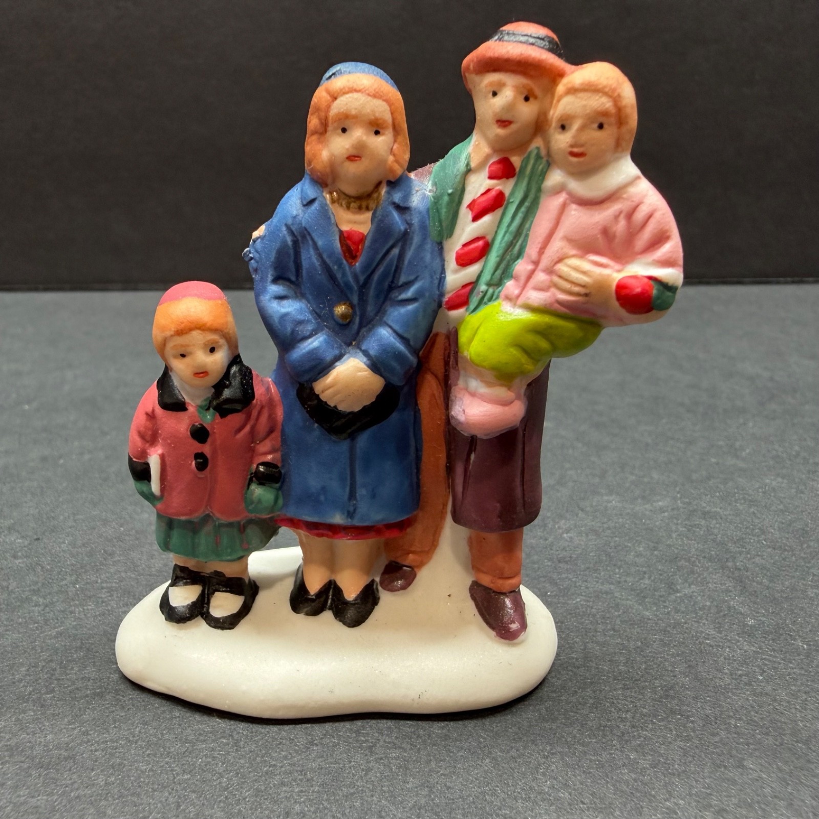 It’s A Wonderful Life George Bailey Mary Zuzu Janie Christmas Village Figurine
