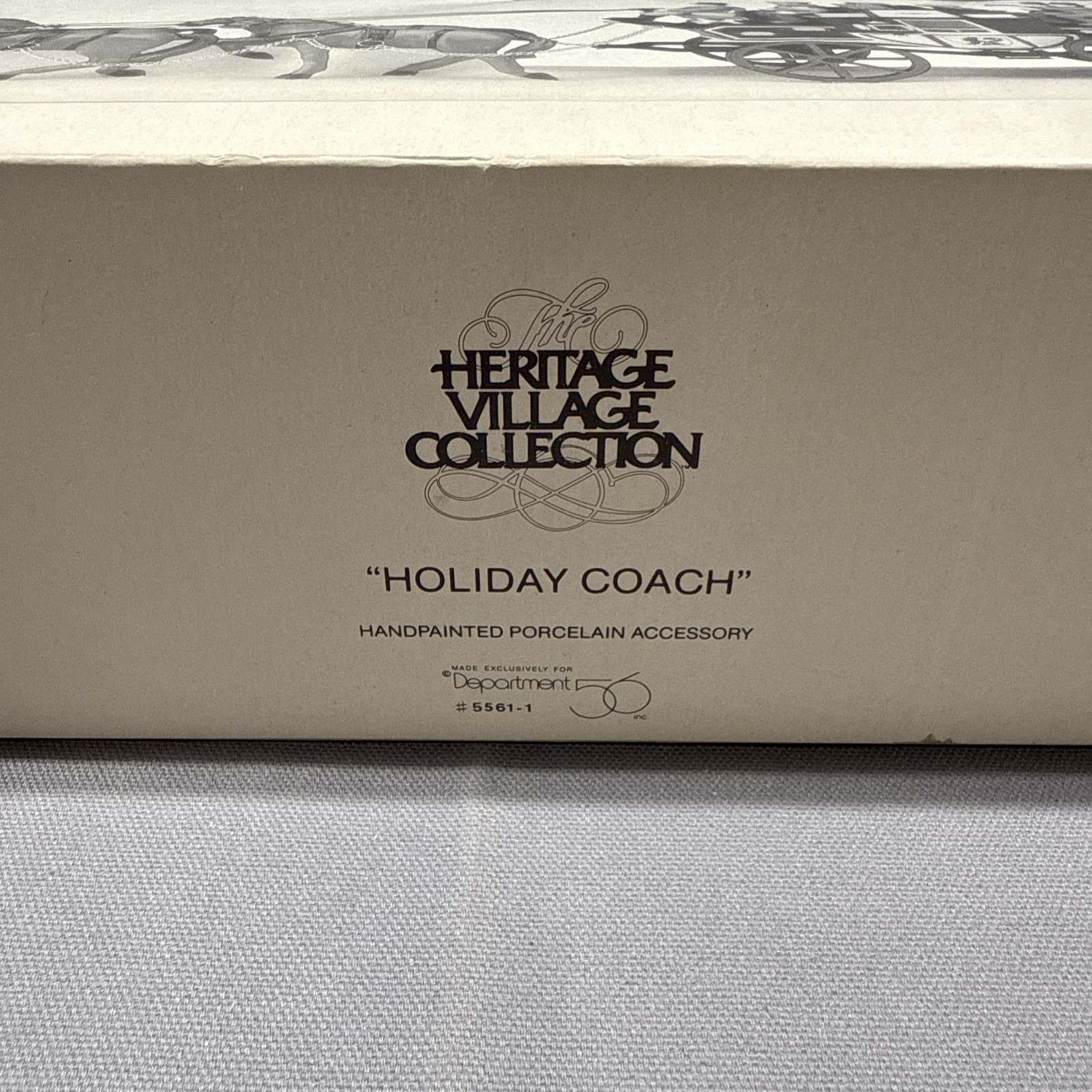 Department 56 Heritage Village Holiday Coach NIB Christmas Collection #5561-1