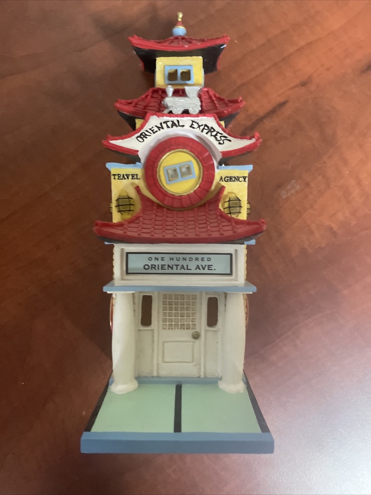 DEPT 56 CITY LIGHTS MONOPOLY BUILDING 100 ORIENTAL AVE ORIENTAL EXPRESS
