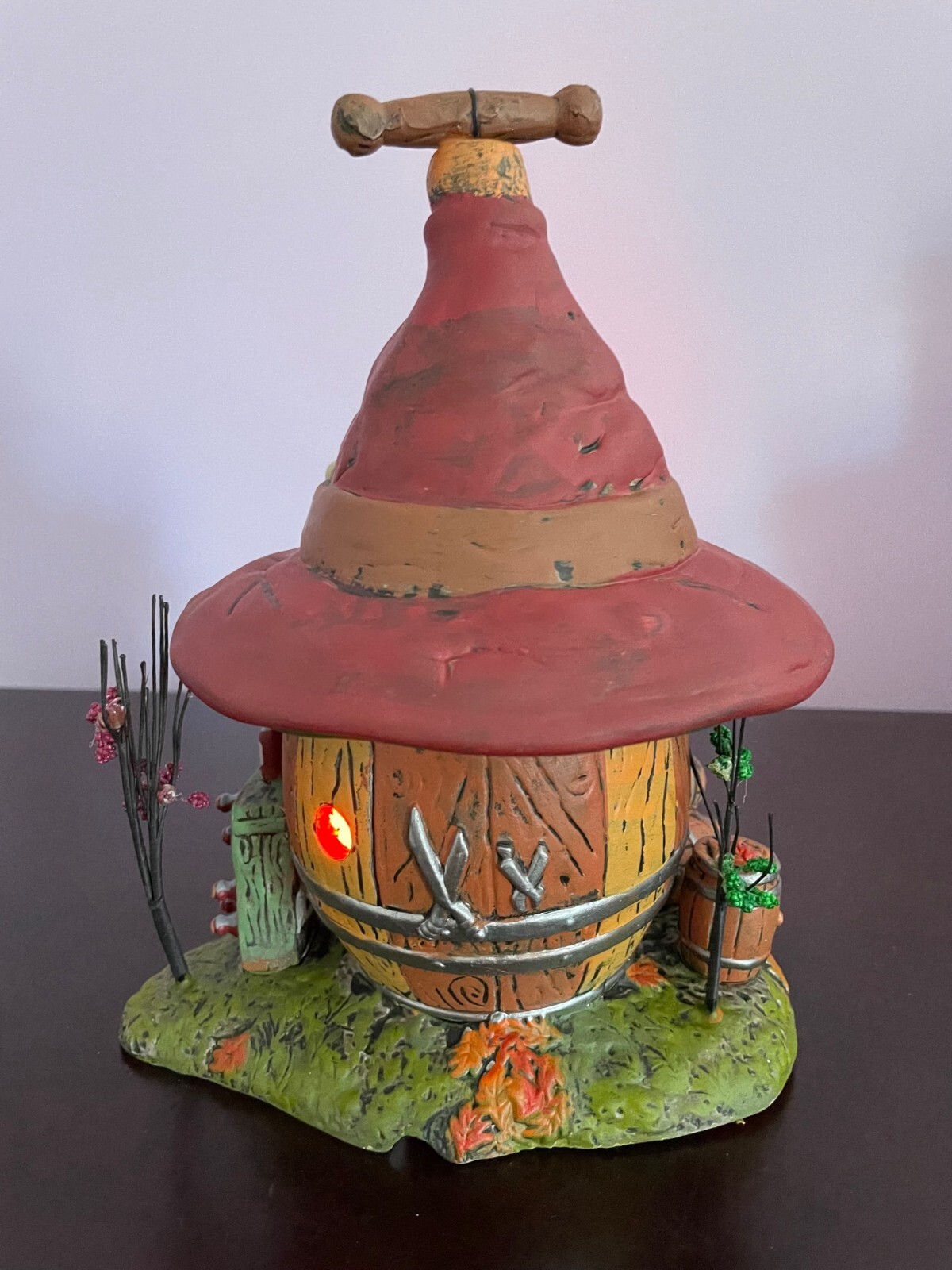 Dept 56 Halloween- Celia’s Cellar sold w/ Witch a Brew’n- NIB, Ceramic, Rare Set