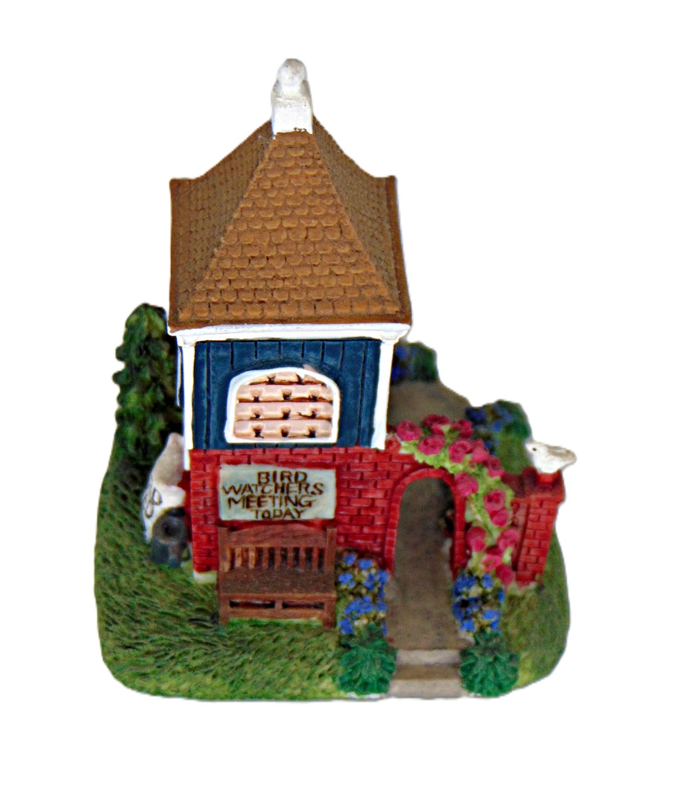 AMERICANA COLLECTION ORNITHOLOGIST’S DOVE COTE OF LIBERTY FALLS CERAMIC HOUSE