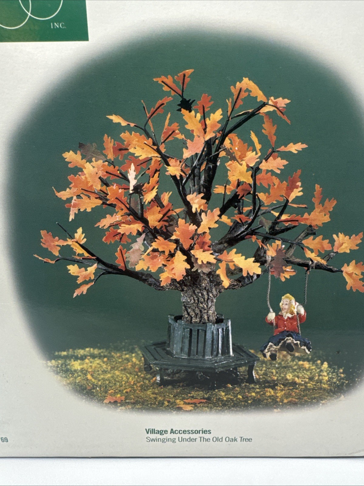 Department 56 Swinging Under The Old Oak Tree Holiday Fall Seasonal Collectible