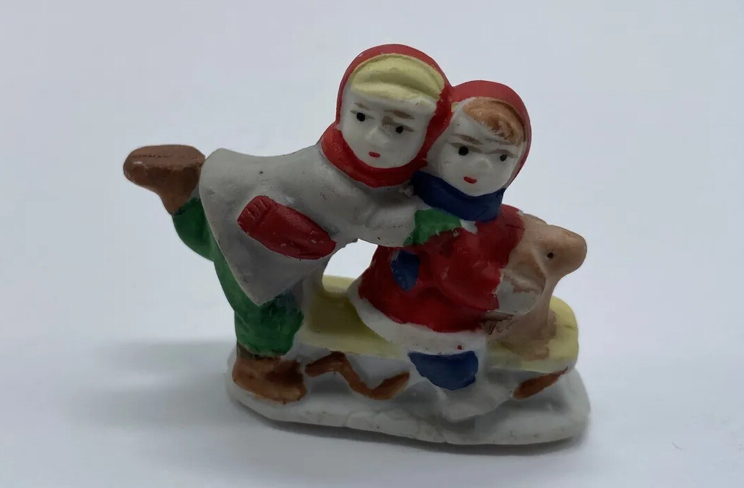 Dickens Collectables Christmas Village Accessory CHILDREN Dollhouse F55
