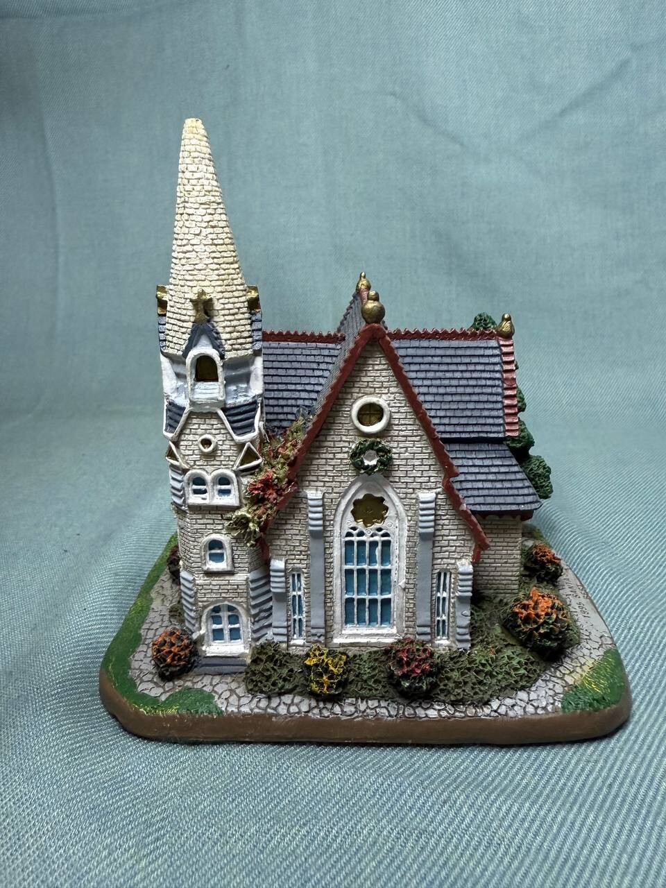 International Resourcing Services Inc. Church With Cross Christmas Village 5″