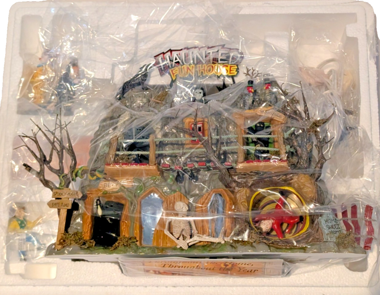Department 56 Haunted Fun House Halloween Gift Set # 55094