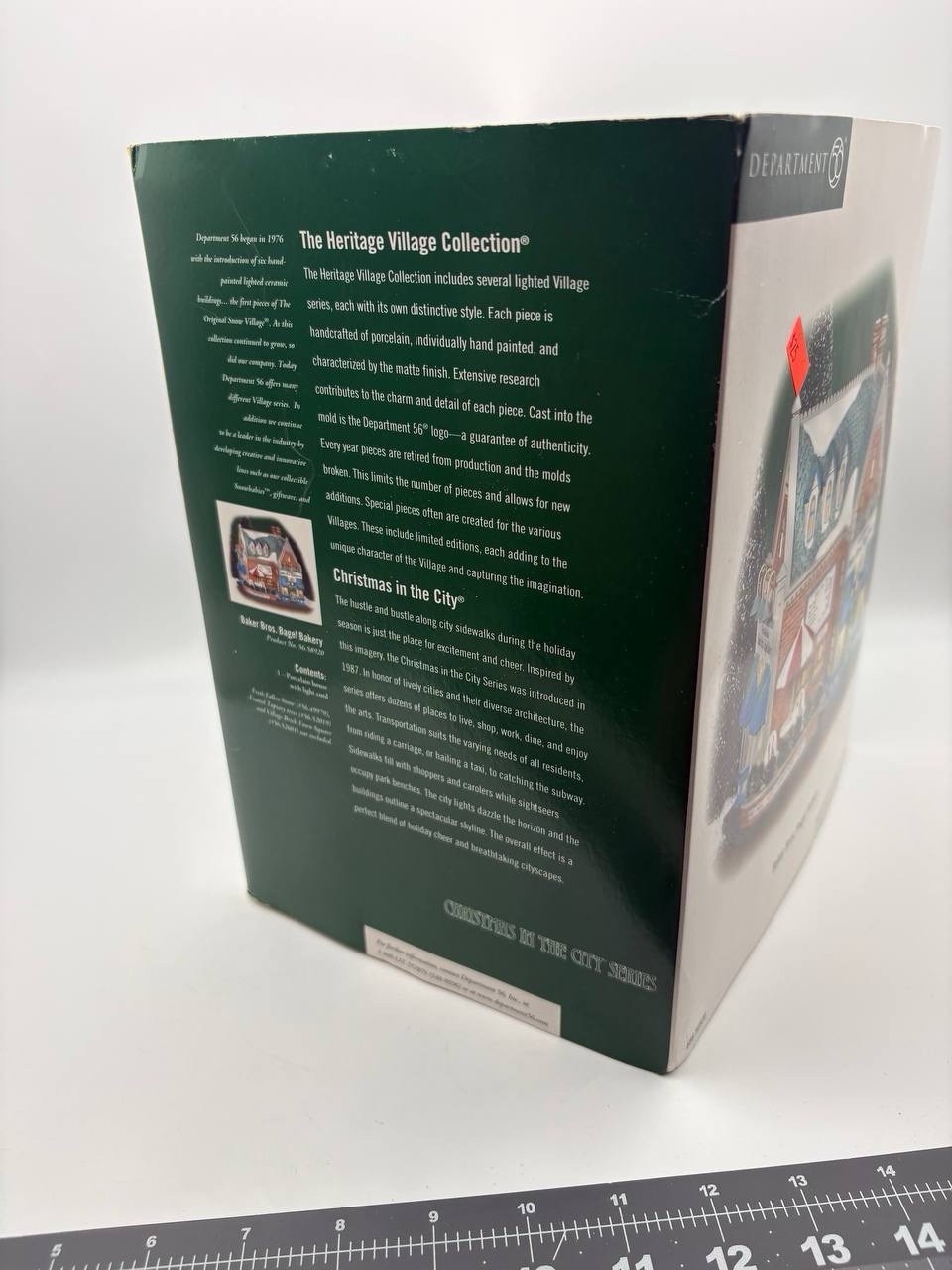 Dept 56~Christmas in the City~Baker Bros. Bagel Bakery~#58920
