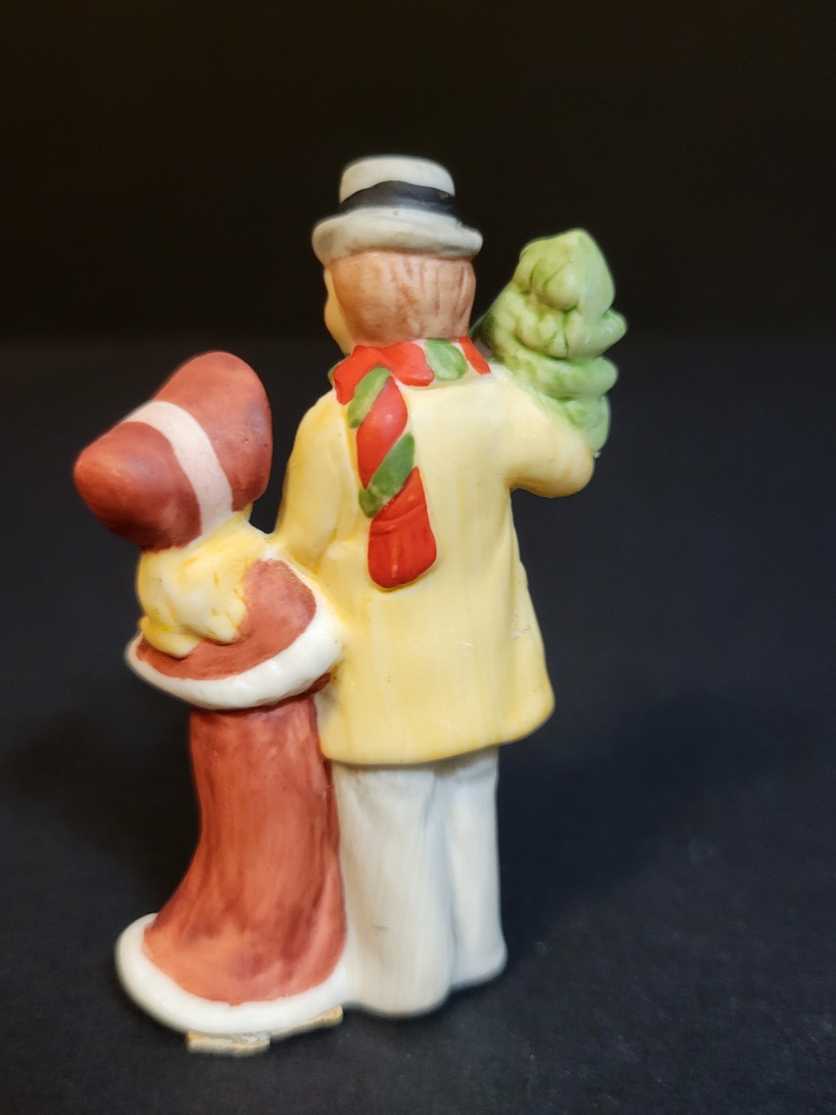 Lefton Christmas Village Town Mr Eberhardt Daughter Tree 05827 1986